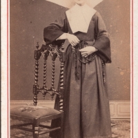 Gondran 1873 Coll MK cdv Soeur de Saint Vincent de Paul cornette