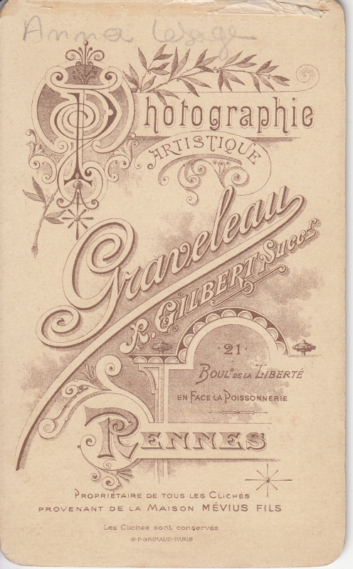 Anna Lesage, fillette