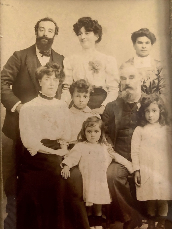 Portrait de la famille de Bandelio Diaz