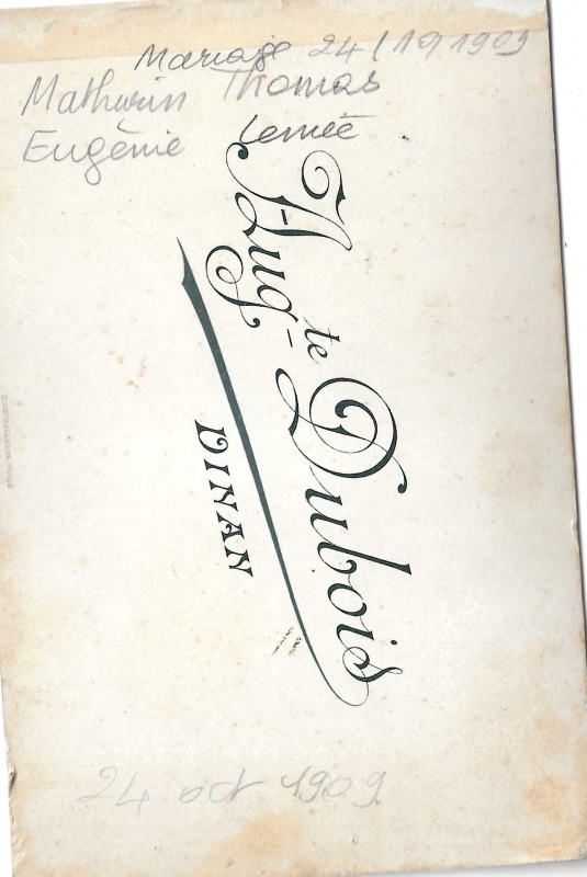 Portrait de mariage d'un gendarme