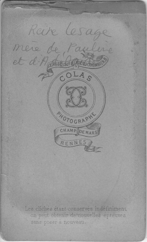 Portrait de Reine Lesage