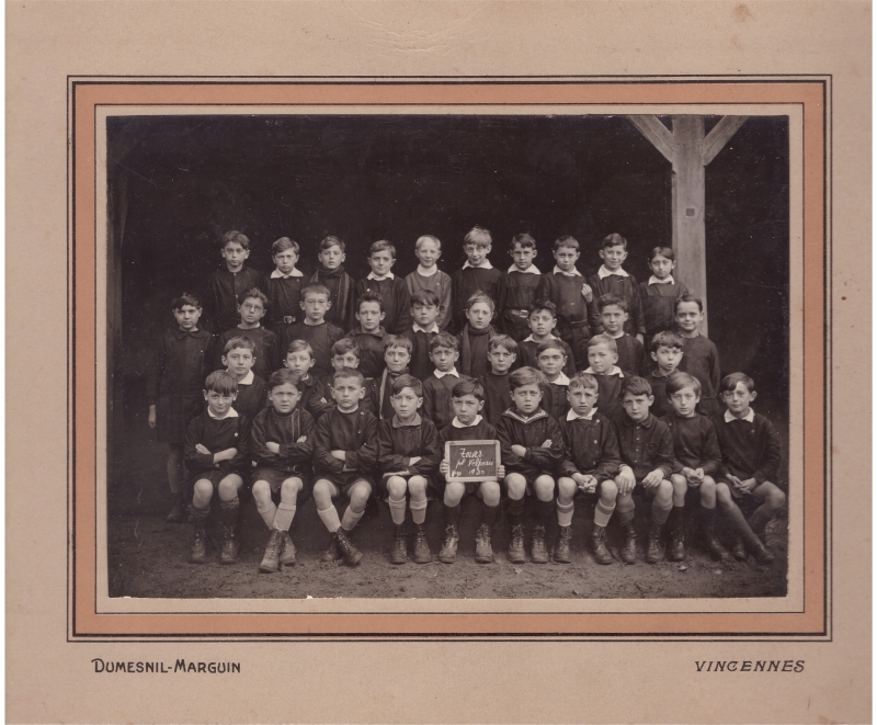  Photo de classe. Ecole Velpeau à Tours