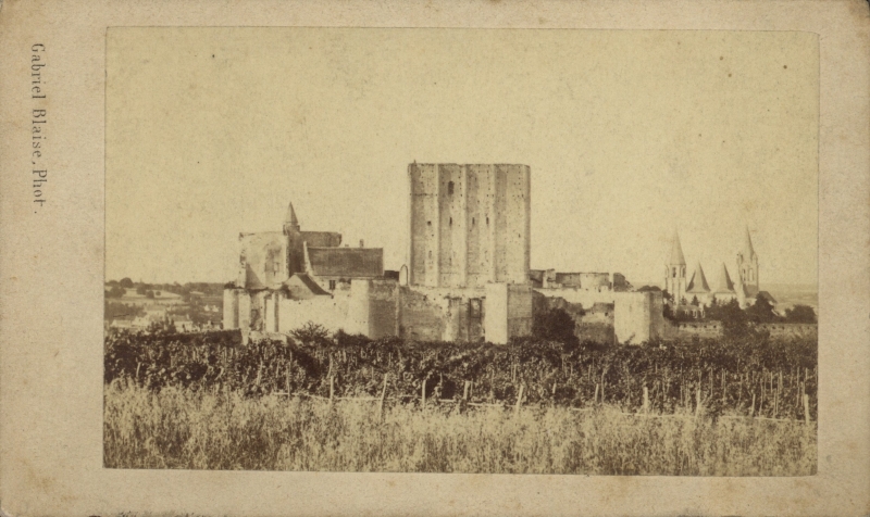 Loches  - Donjon vu de la campagne environnante