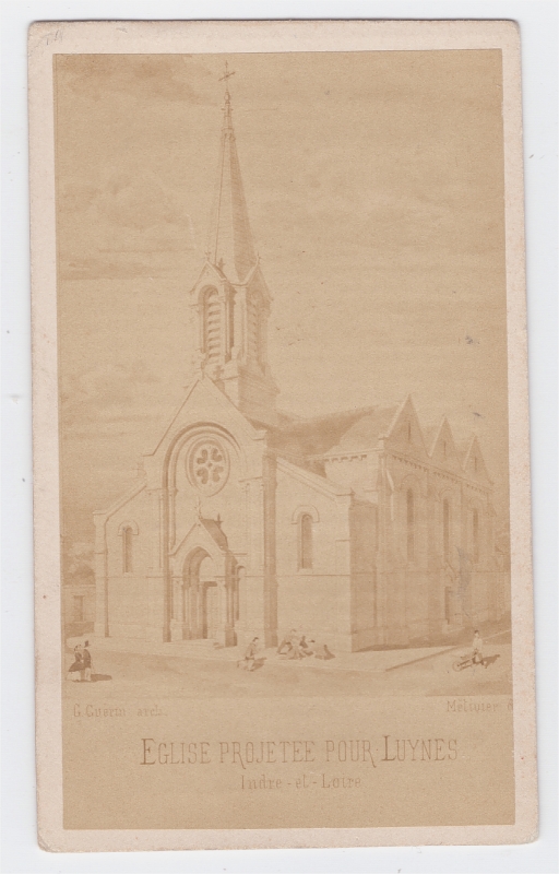 Luynes - Eglise Sainte-Thérèse - dessin d'architecte