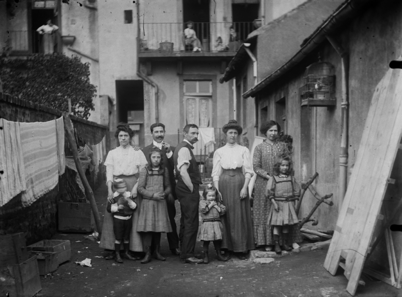 Fernand Brulin et sa famille au Creusot