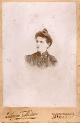 1898 Mme GALLY Marie Therese nee DEYME Maria a Exilles Italie