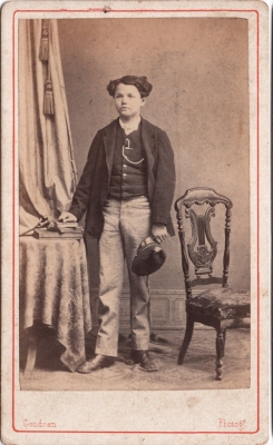 Gondran 1870 Coll MK cdv collegien