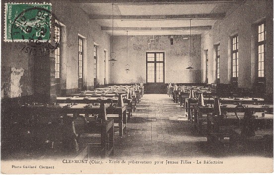 Ecole de préservation pour jeunes filles - Le réfectoire