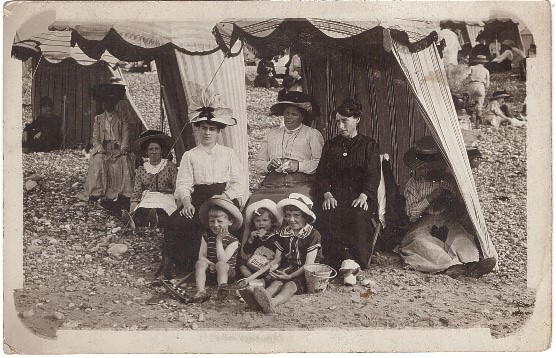 Famille sur la plage