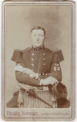 Sapeur (pontonnier) du 1er régiment du génie.