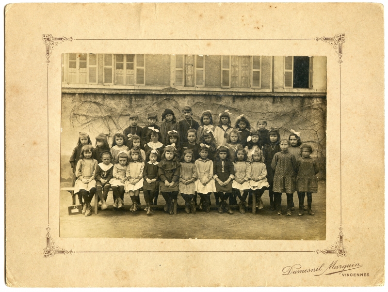 Photo d'une classe de filles