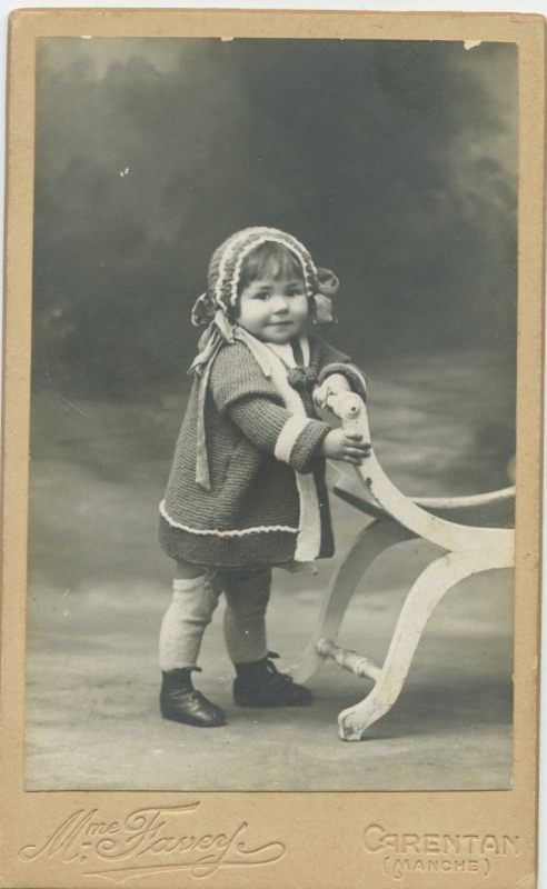 Josette Hue, enfant