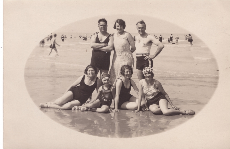 Portrati de famille sur la plage