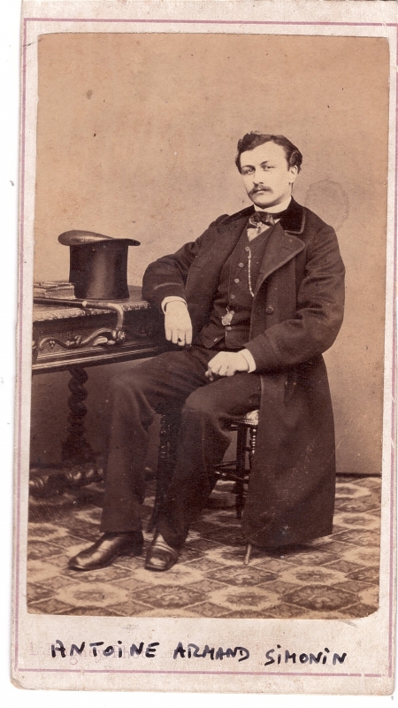 Portrait d'Antoine Armand Simonin
