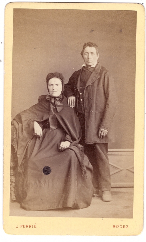 Augustin Flaujac et son épouse