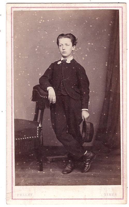 Gaston Delacloche, enfant