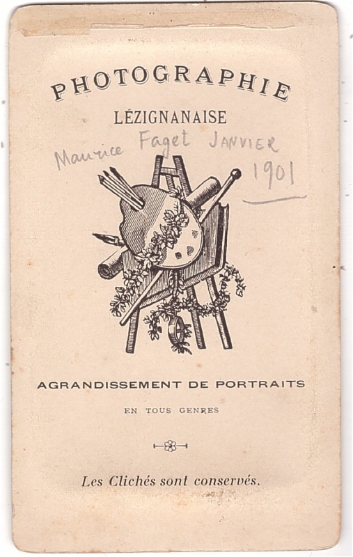 Post-mortem de Maurice Faget bébé