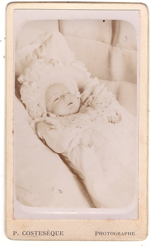 Post-mortem de Maurice Faget bébé