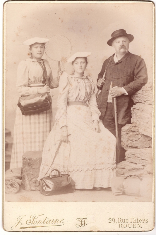 Portrait d'une famille d'estivants