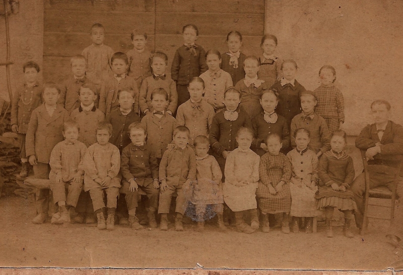 Photo de classe à Esery.