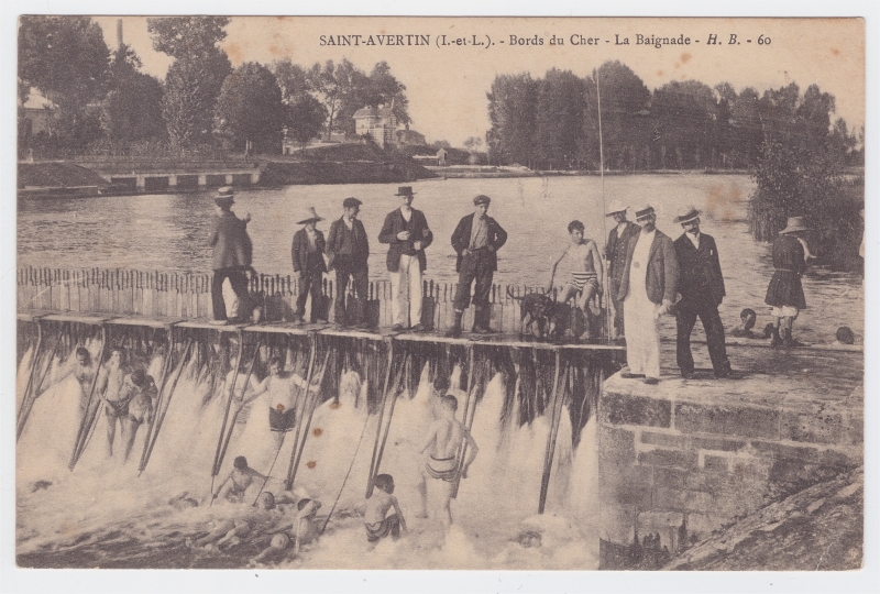 Baignade dans le Cher à Saint-Avertin