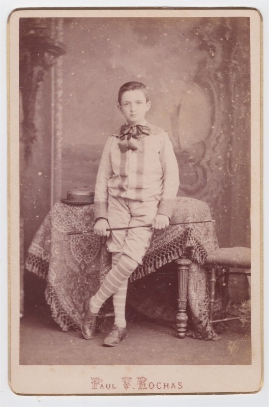 Portrait de Victor d'Aubigny à l'âge de dix ans.