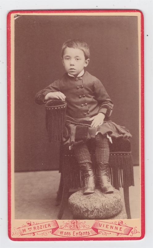 Portrait de Marius Tissandier, enfant