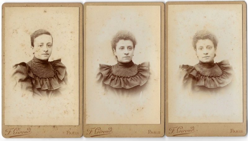 Trois portraits de femme