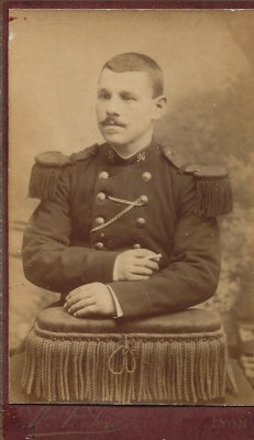 Joseph Francois LAPHIN Dit Lafleur en 1889 Vve SAUNIER LYON 2